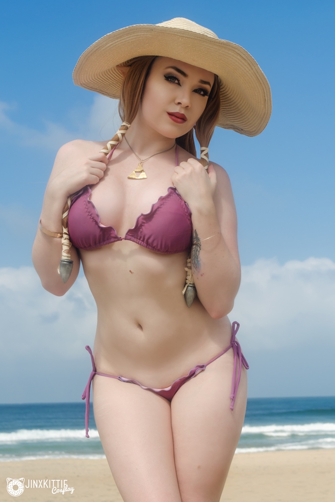 JinxKittie Cosplay – Zelda Bikini photo 1-4