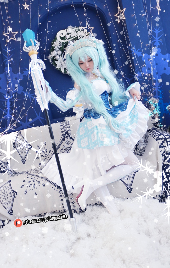 Potato Godzilla – Snow Miku photo 1-4