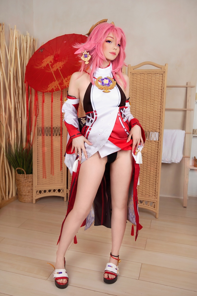 CatiCornplay – Yae Miko photo 1-3