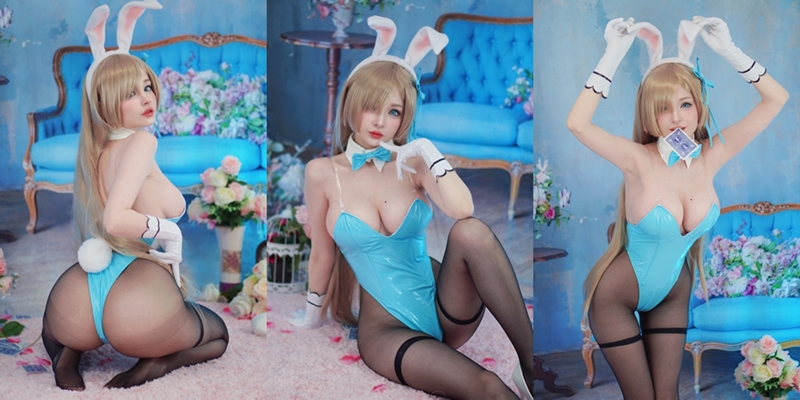 Hidori Rose Ichinose Asuna Bunny Girl Cover