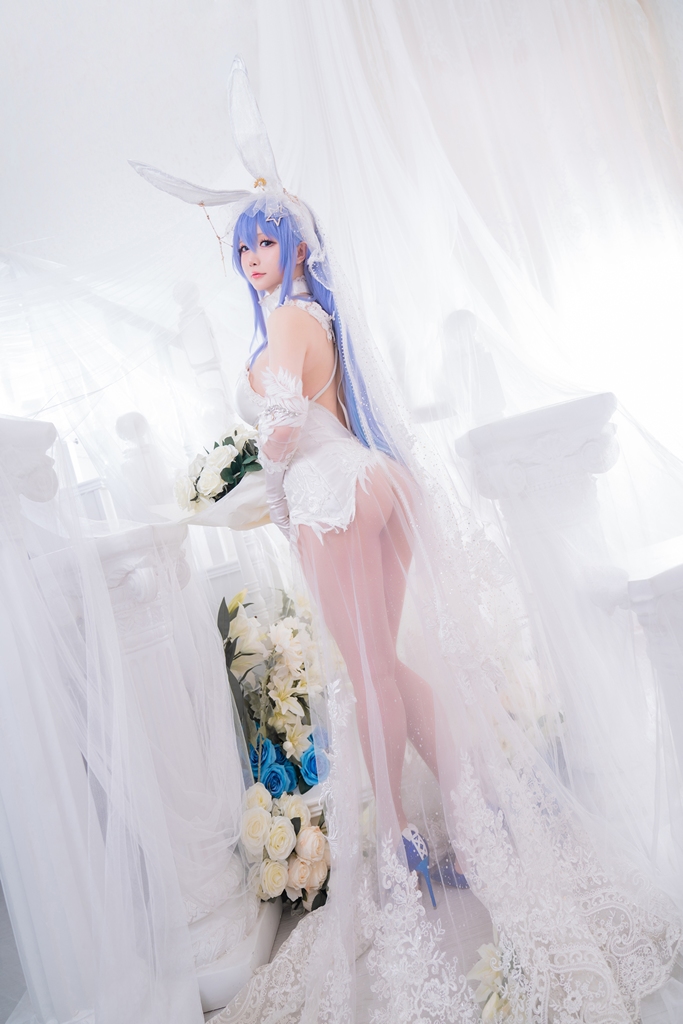 Hoshilily 星之迟迟 – Bride New Jersey (Azur Lane) photo 1-0