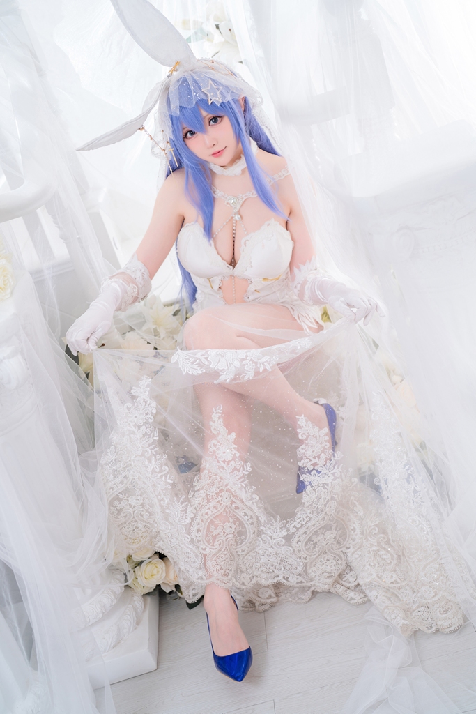 Hoshilily 星之迟迟 – Bride New Jersey (Azur Lane) photo 1-11