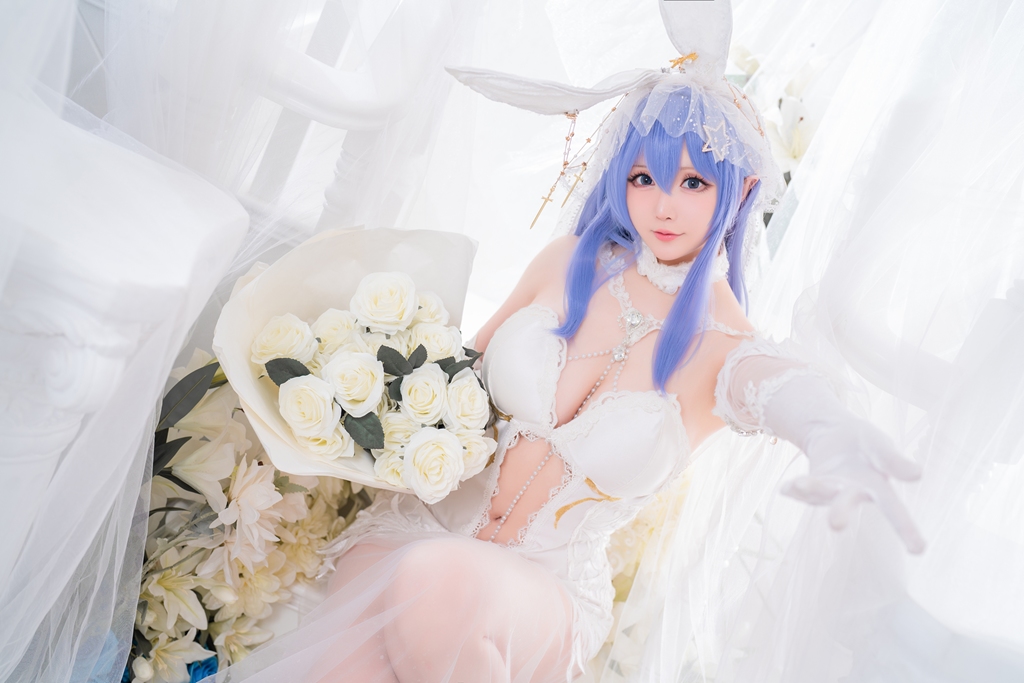 Hoshilily 星之迟迟 – Bride New Jersey (Azur Lane) photo 1-12