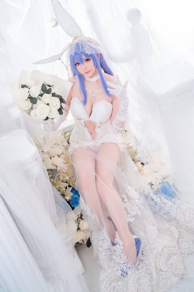 Hoshilily 星之迟迟 – Bride New Jersey (Azur Lane) photo 1-13