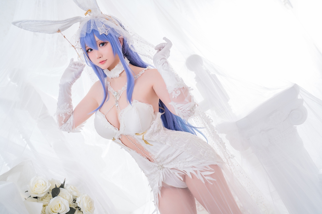 Hoshilily 星之迟迟 – Bride New Jersey (Azur Lane) photo 1-18