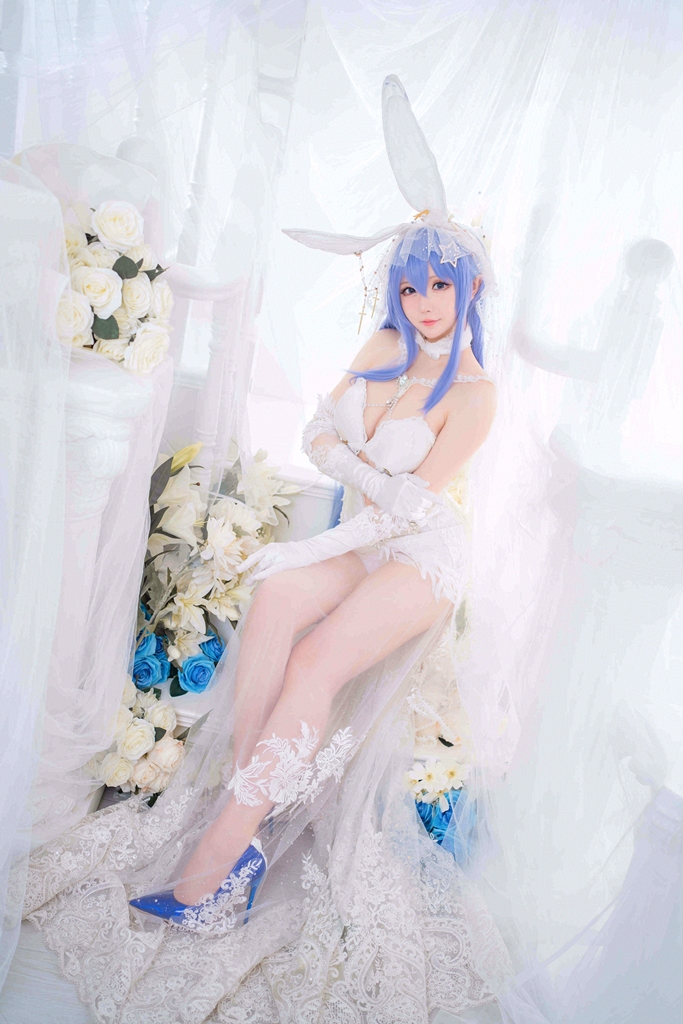 Hoshilily 星之迟迟 – Bride New Jersey (Azur Lane) photo 1-1