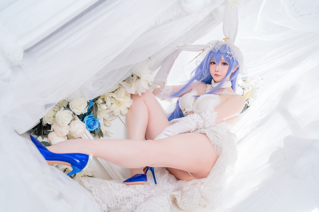 Hoshilily 星之迟迟 – Bride New Jersey (Azur Lane) photo 2-8