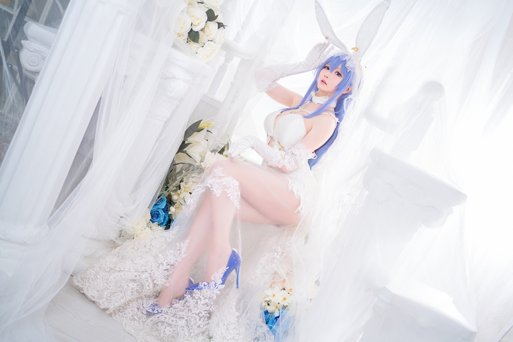 Hoshilily 星之迟迟 – Bride New Jersey (Azur Lane) photo 1-2