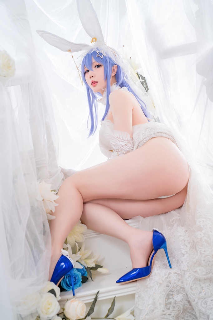 Hoshilily 星之迟迟 – Bride New Jersey (Azur Lane) photo 2-9