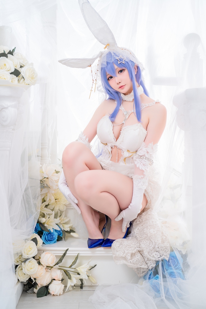 Hoshilily 星之迟迟 – Bride New Jersey (Azur Lane) photo 2-11