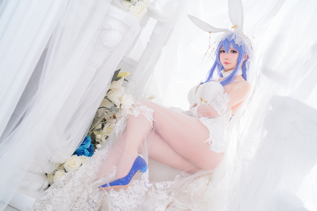 Hoshilily 星之迟迟 – Bride New Jersey (Azur Lane) photo 1-4