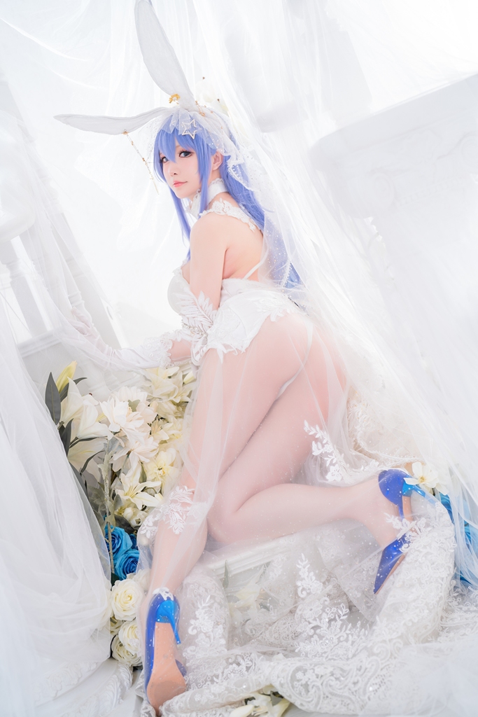 Hoshilily 星之迟迟 – Bride New Jersey (Azur Lane) photo 1-5