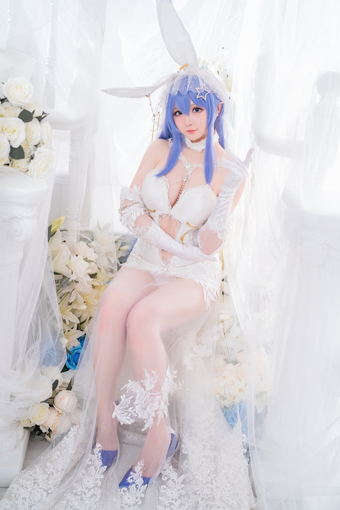 Hoshilily 星之迟迟 – Bride New Jersey (Azur Lane) photo 1-8