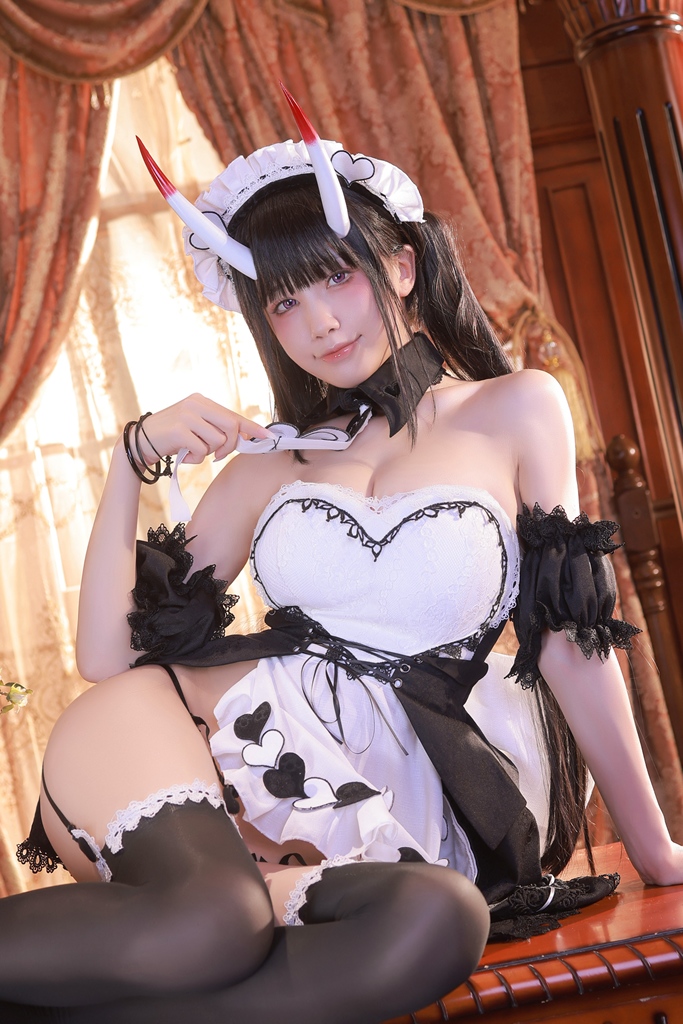 Aqua 水淼 – Noshiro Maid (Azur Lane) photo 1-13