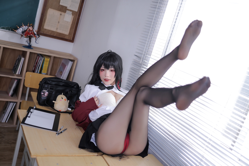 Aqua 水淼 – Taihou JK Uniform photo 2-5