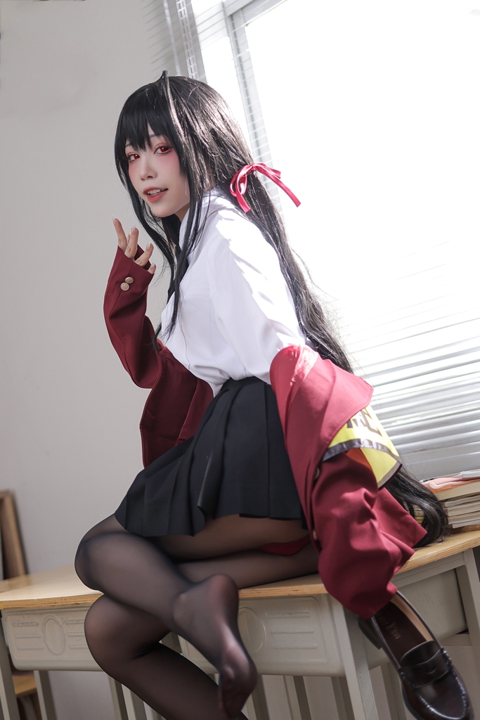 Aqua 水淼 – Taihou JK Uniform photo 1-8