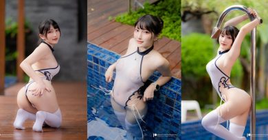 Fantasy Factory 小丁 White Swimsuit Cover
