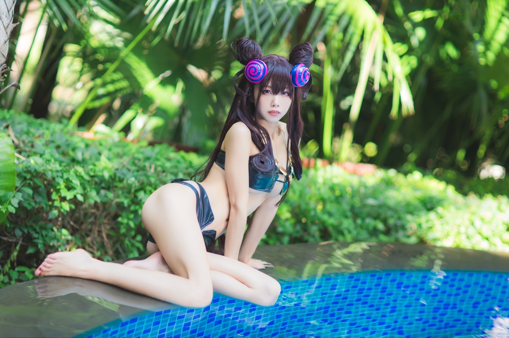 Aqua 水淼 – Murasaki Shikibu Bikini (Fate / Grand Order) photo 1-13