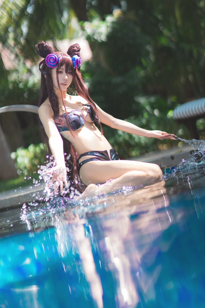 Aqua 水淼 – Murasaki Shikibu Bikini (Fate / Grand Order) photo 1-16