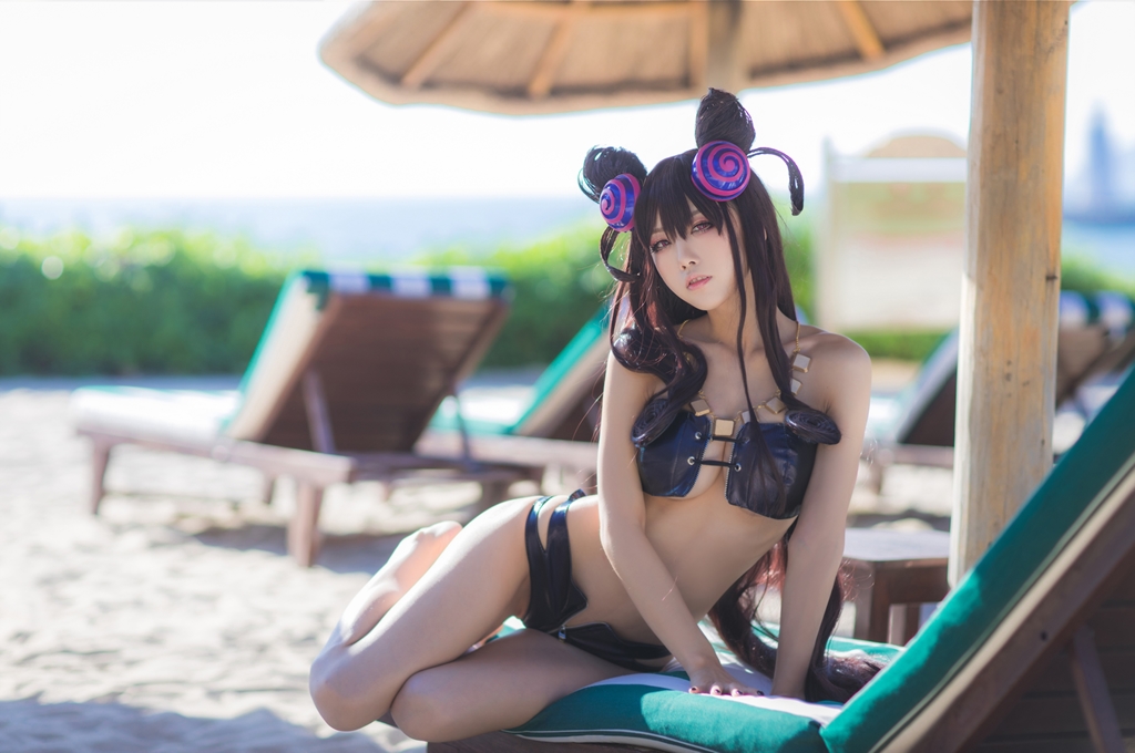 Aqua 水淼 – Murasaki Shikibu Bikini (Fate / Grand Order) photo 1-1