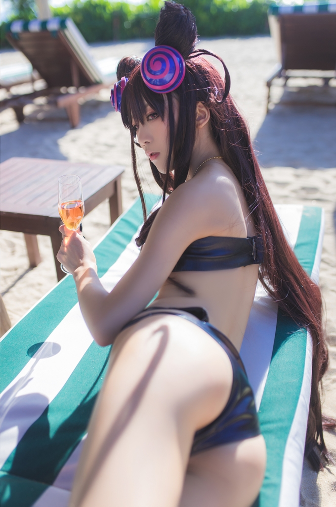 Aqua 水淼 – Murasaki Shikibu Bikini (Fate / Grand Order) photo 1-5
