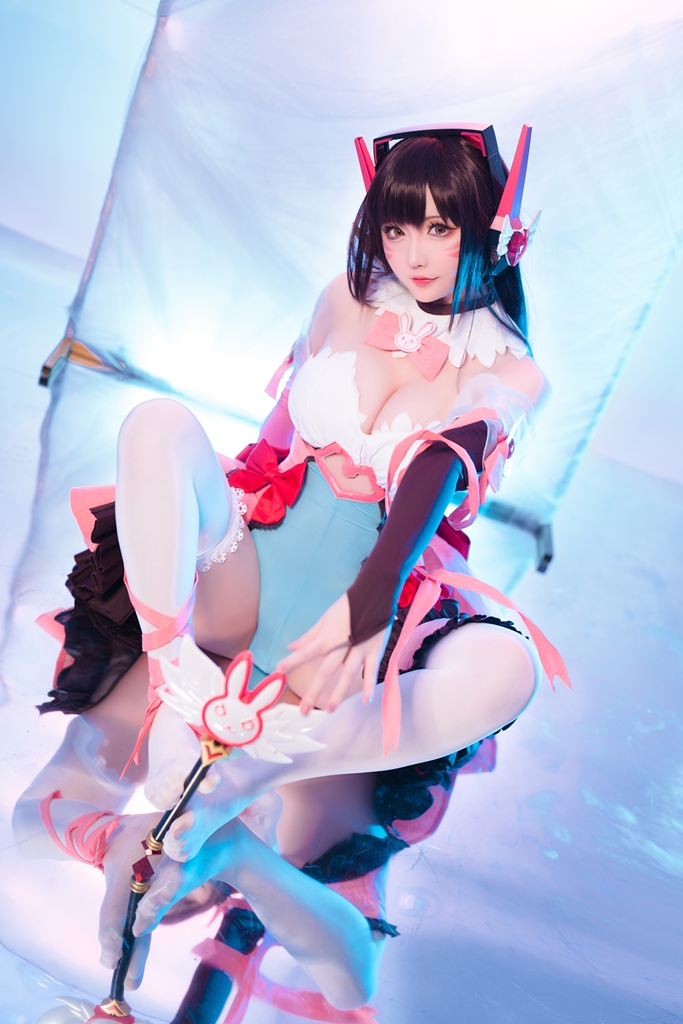 Hoshilily 星之迟迟 – D.Va Magical Girl photo 2-6