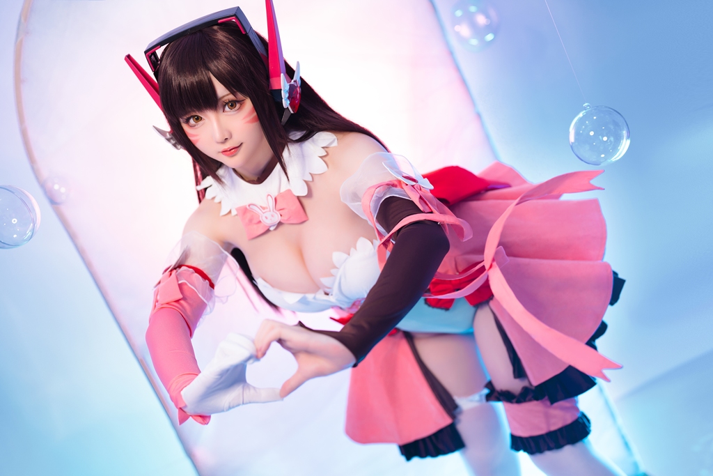 Hoshilily 星之迟迟 – D.Va Magical Girl photo 2-9