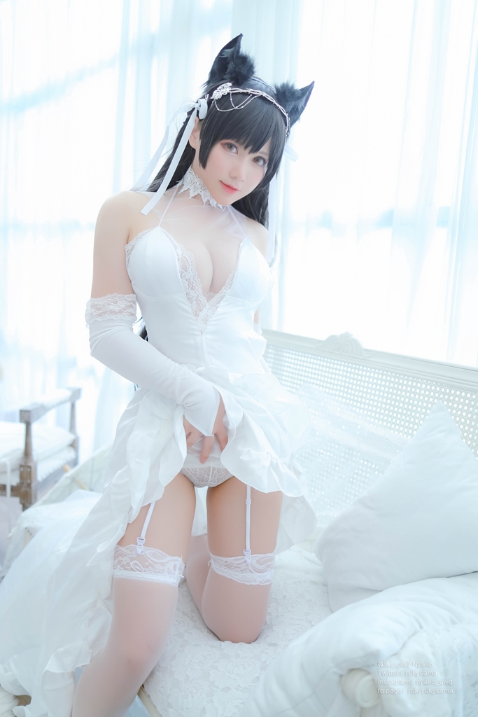 Nyako 喵子 – Bride Atago photo 1-0