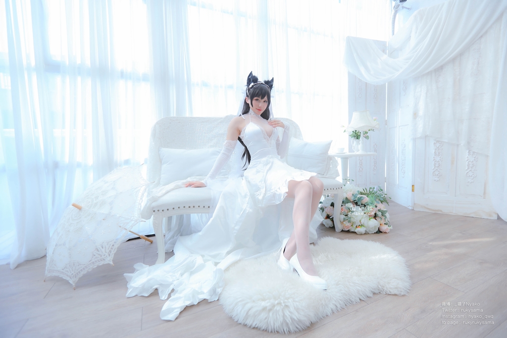 Nyako 喵子 – Bride Atago photo 1-1