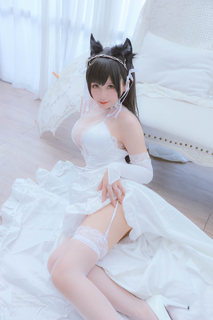 Nyako 喵子 – Bride Atago photo 2-0