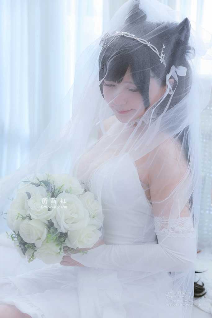 Nyako 喵子 – Bride Atago photo 2-3