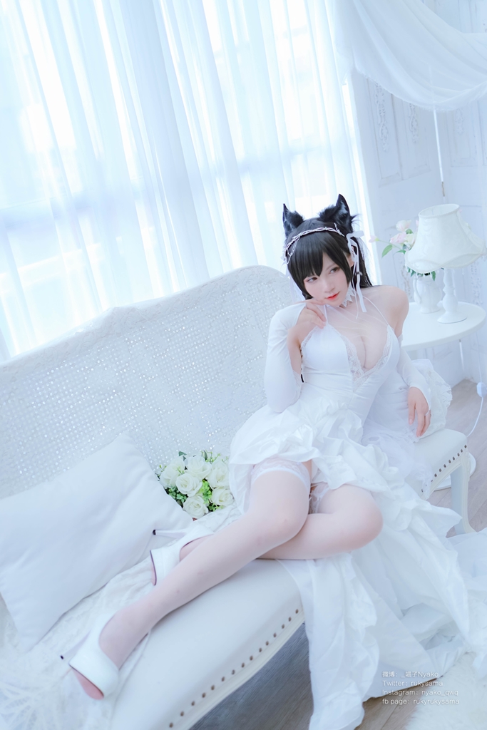 Nyako 喵子 – Bride Atago photo 2-5