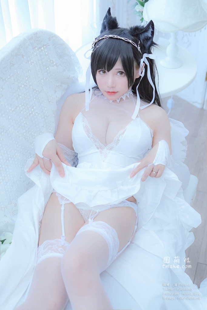 Nyako 喵子 – Bride Atago photo 2-8