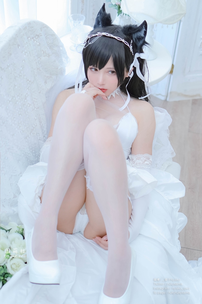 Nyako 喵子 – Bride Atago photo 2-9