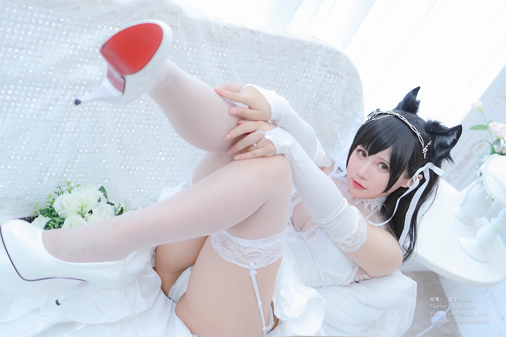 Nyako 喵子 – Bride Atago photo 2-10