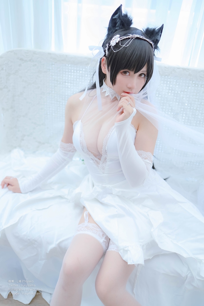 Nyako 喵子 – Bride Atago photo 2-13