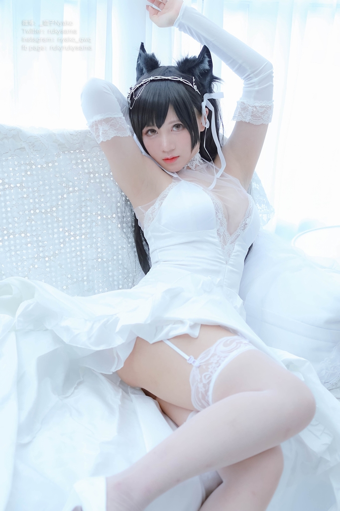 Nyako 喵子 – Bride Atago photo 2-14