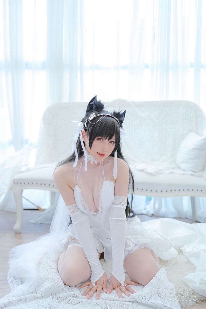 Nyako 喵子 – Bride Atago photo 2-16