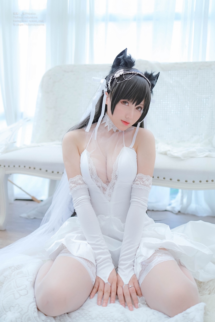 Nyako 喵子 – Bride Atago photo 2-18