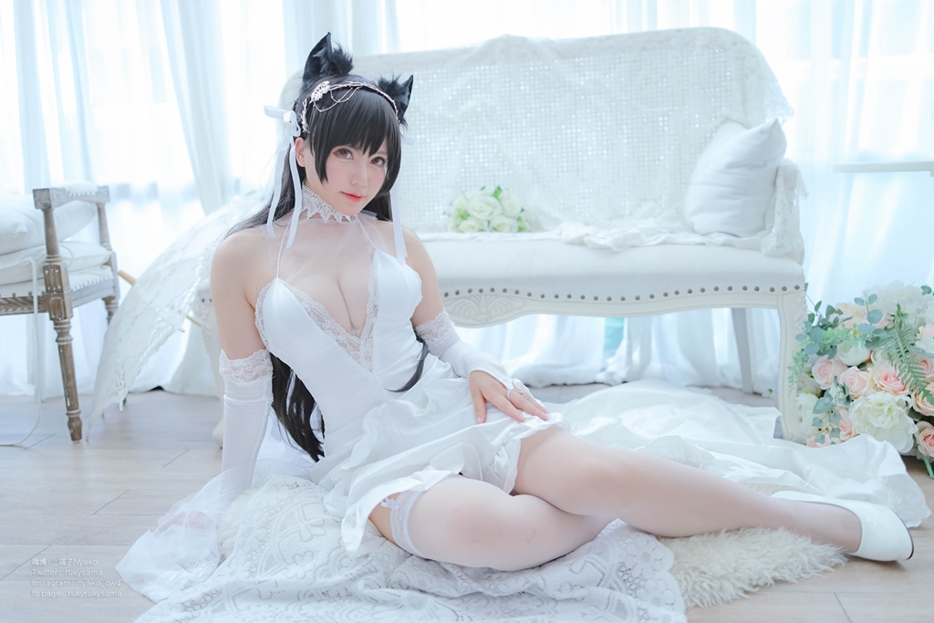 Nyako 喵子 – Bride Atago photo 2-19