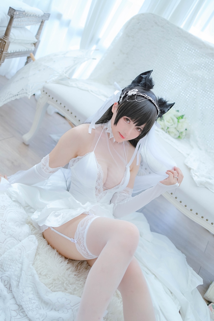 Nyako 喵子 – Bride Atago photo 3-1