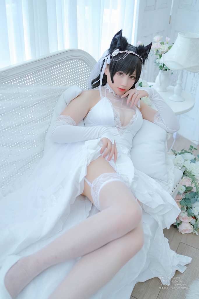 Nyako 喵子 – Bride Atago photo 3-2