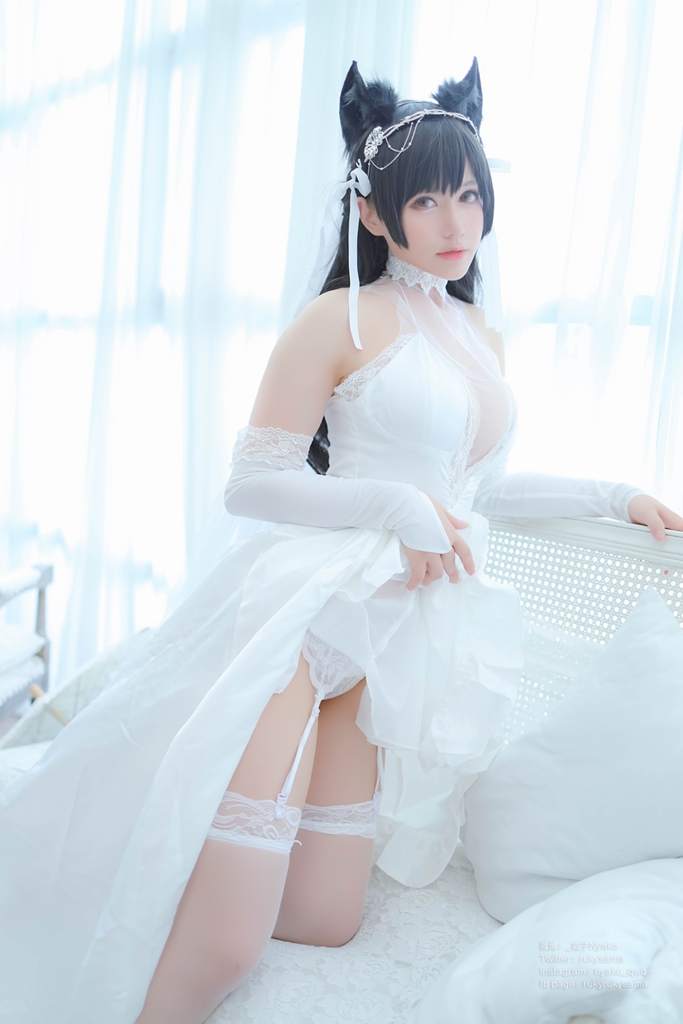 Nyako 喵子 – Bride Atago photo 4-0