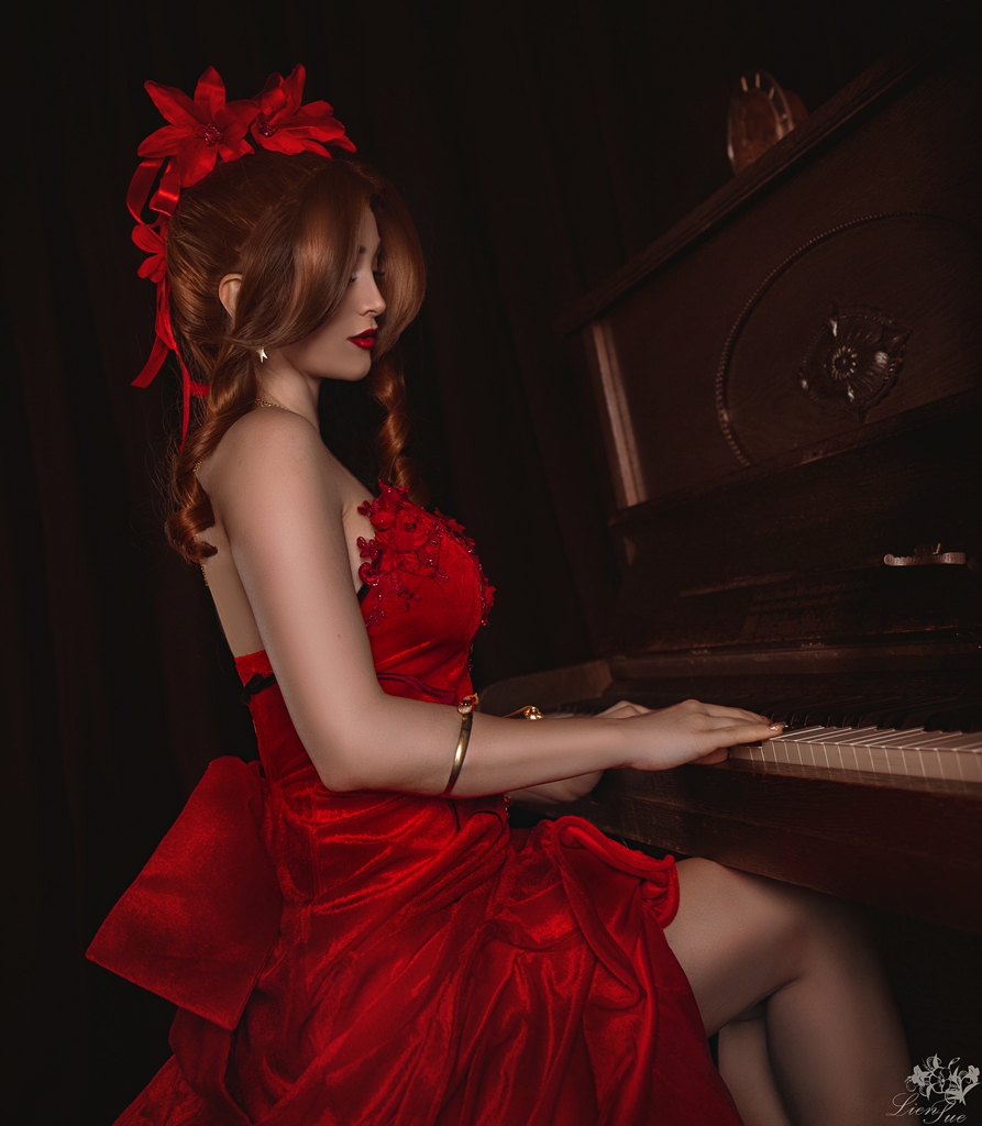 LienSue – Aerith Red Dress photo 1-0