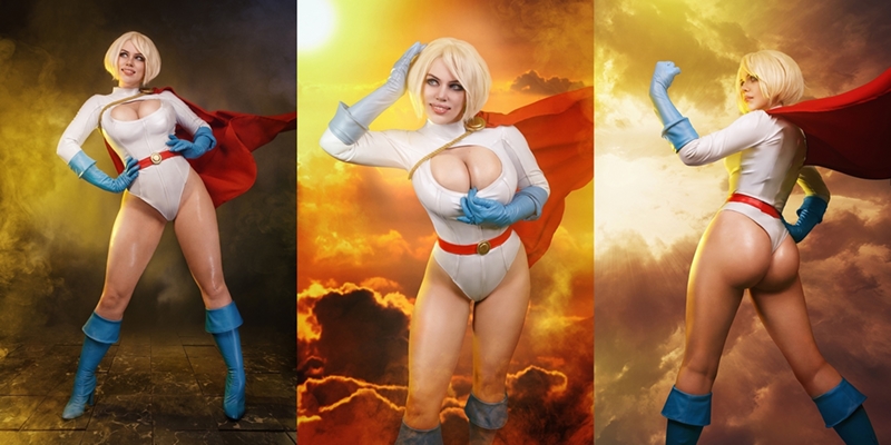 Alice Cosplay Power Girl Cover