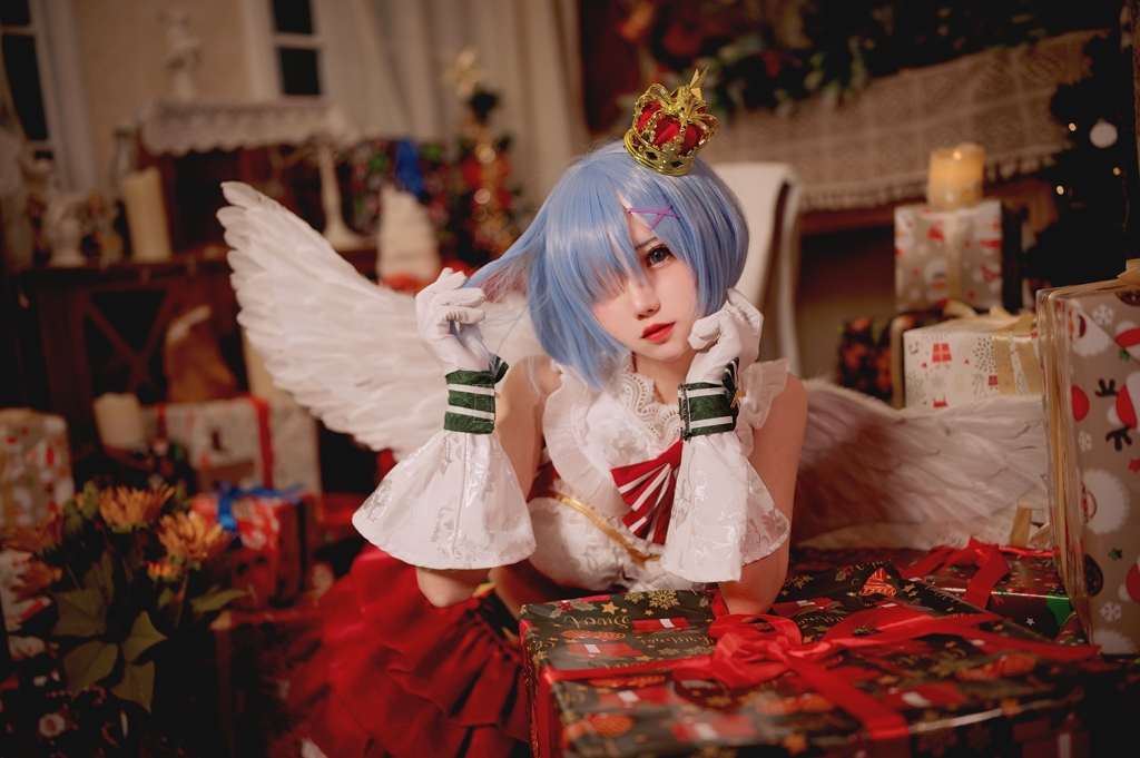 Hana 花柒 – Rem Xmas (mitaku.net) photo 1-10