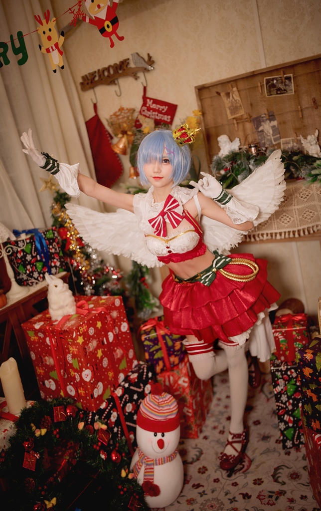 Hana 花柒 – Rem Xmas (mitaku.net) photo 1-11