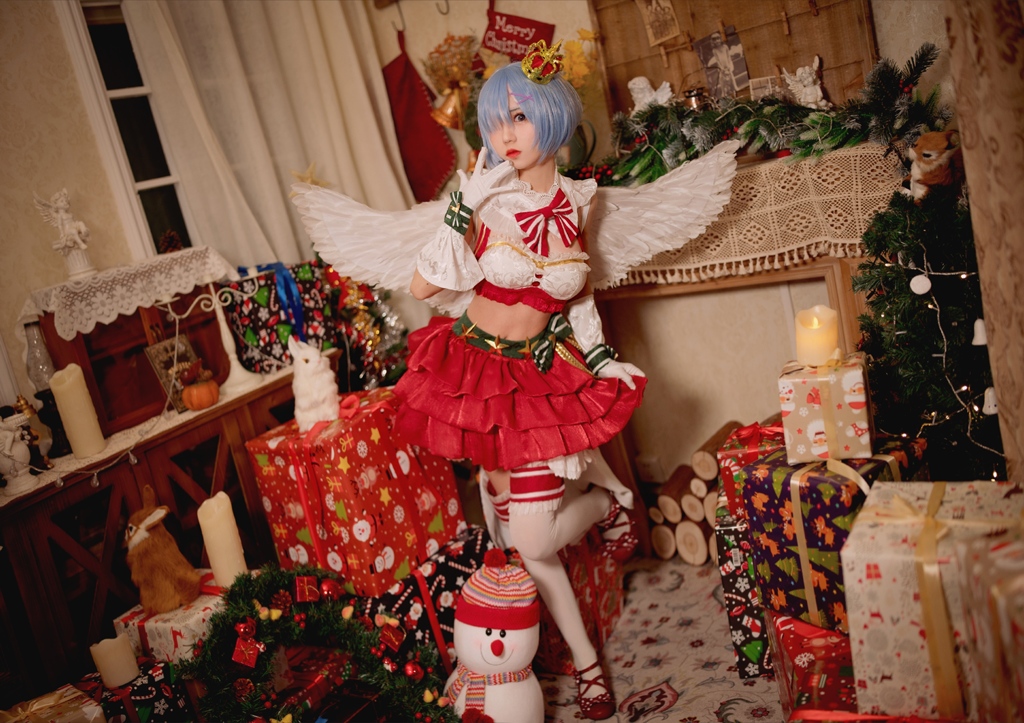 Hana 花柒 – Rem Xmas (mitaku.net) photo 1-12