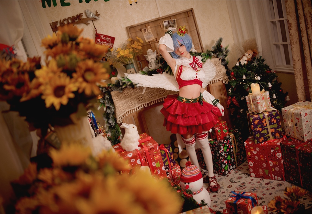 Hana 花柒 – Rem Xmas (mitaku.net) photo 1-16