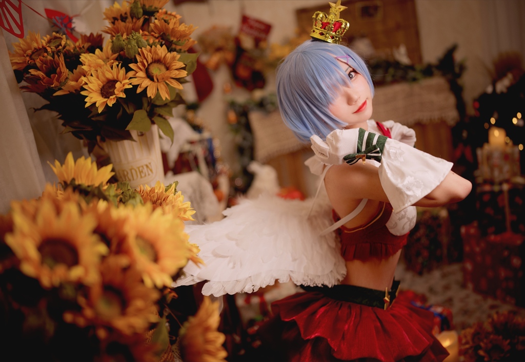 Hana 花柒 – Rem Xmas (mitaku.net) photo 1-17